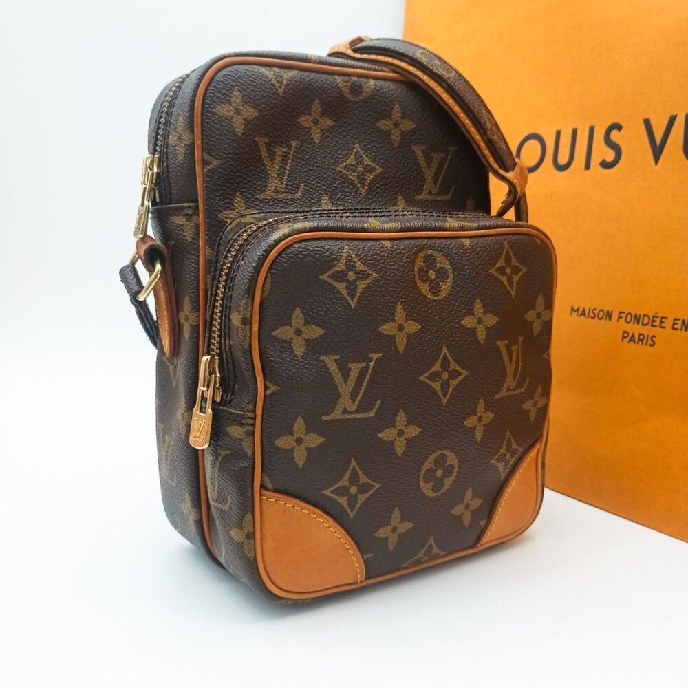 Louis Vuitton Monogram Amazon Bag Shoulder Crossbody Brown